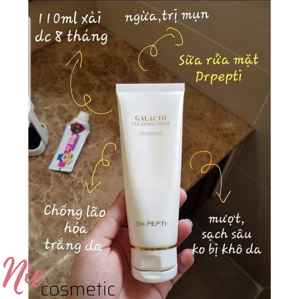 Sữa Rửa Mặt Dr.Pepti Galacto Cleansing Foam