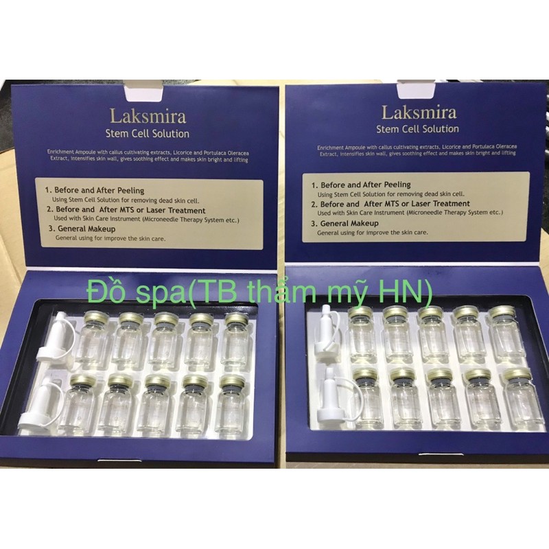Serum TẾ BÀO GỐC Laksmira 1 hộp 10 lọ chuẩn Hàn Quốc