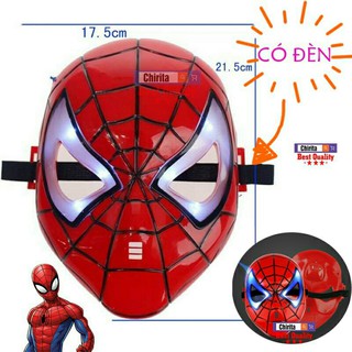 Mặt nạ Spiderman, siêu nhân có đèn phát sáng