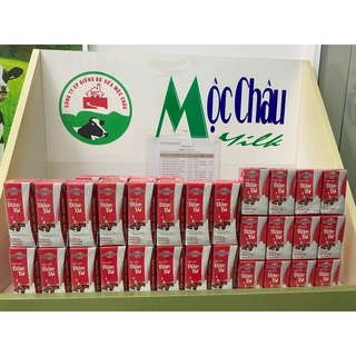 (24 hộp 110ml/180ml- 1/2 thùng) Sữa tươi đậu đỏ Mộc Châu