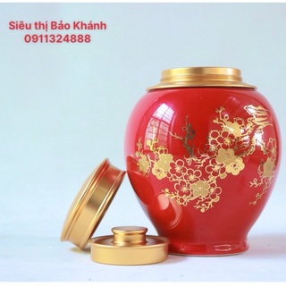 Hộp đựng chè,đựng trà khô,chất liệu gốm cao cấp