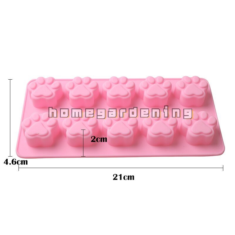 Khuôn Silicone Làm Bánh Hình Dấu Chân Chó Mèo Xinh Xắn