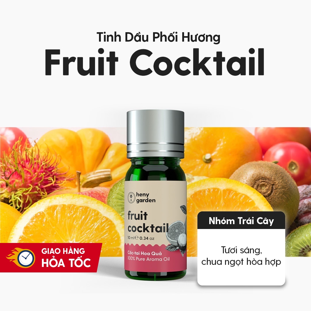 Tinh Dầu Phối Hương Fruit Cocktail (Ngọt Trái Cây) Làm Nến Thơm, Xông Thơm Phòng HENY G thumbnail