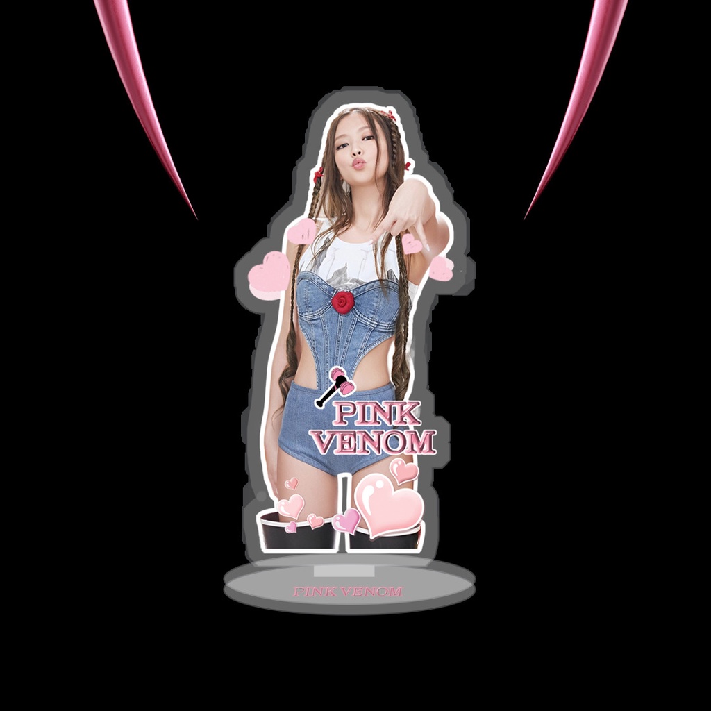 Album Ảnh Đứng Hai Mặt Bằng Acrylic Hình Lisa Jin Zhini Nhóm Blackpink