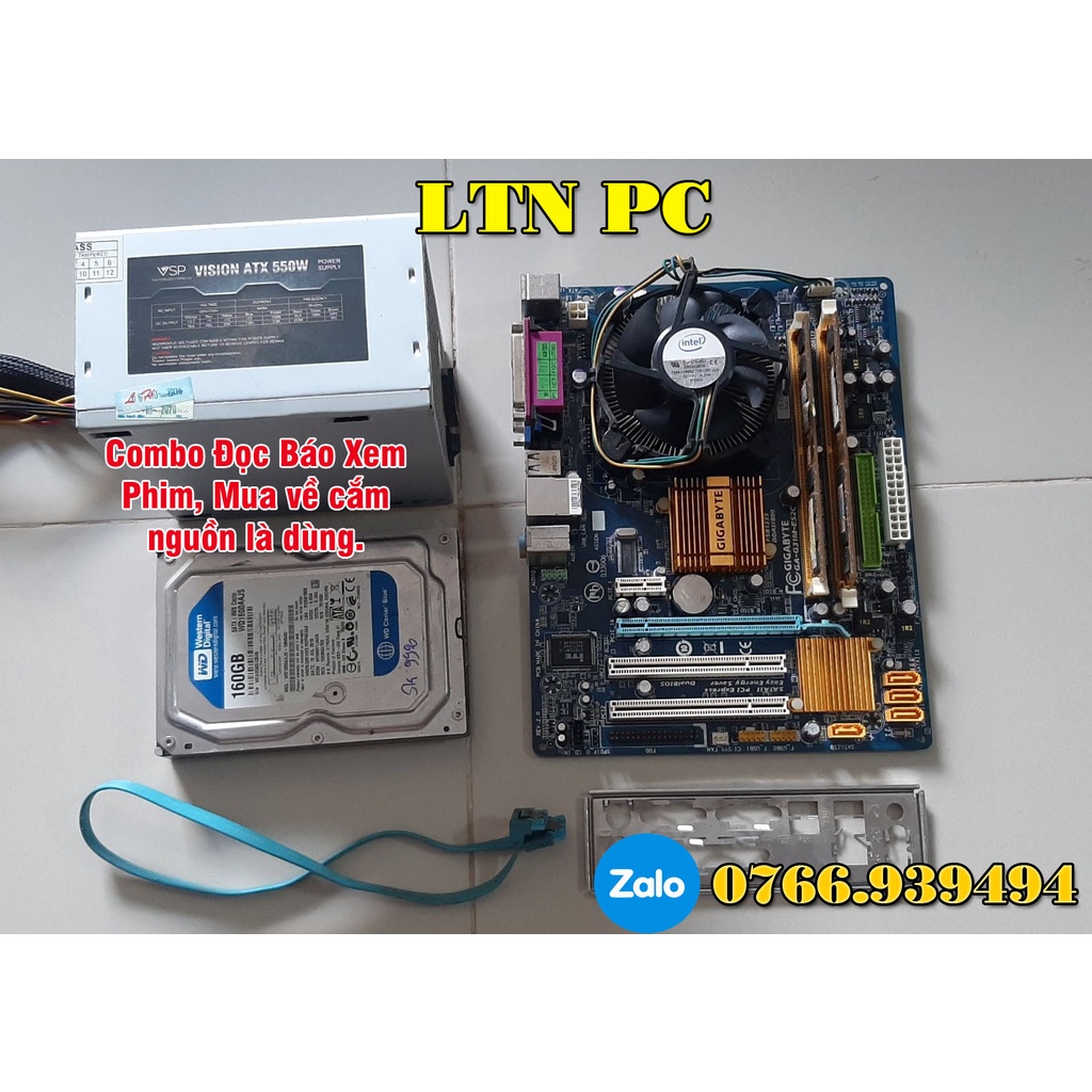 Combo G31, G41, H61..xem Youtube và làm việc văn phòng gồm