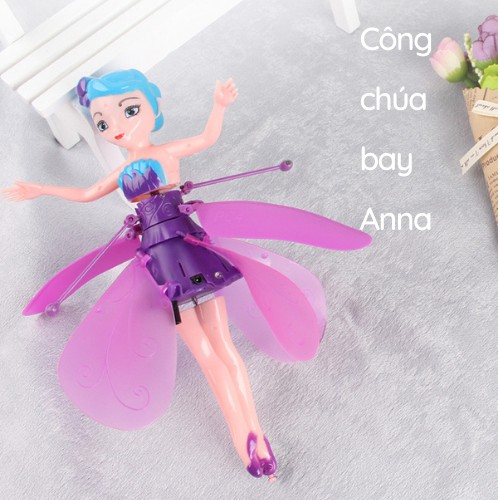 Búp bê bay búp bê Elsa cảm ứng điều khiển bằng tay bay lên không trung