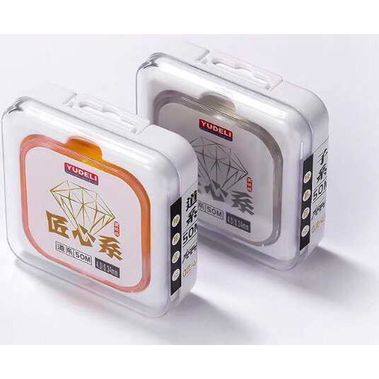 Cước câu cá Yudeli 50m siêu bền mềm mượt chuyên làm trục, thẻo