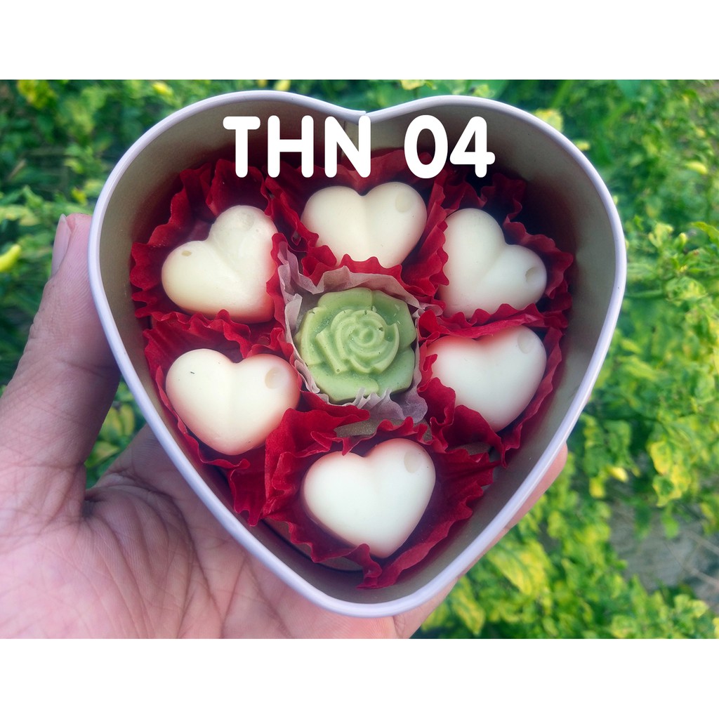 SOCOLA VALENTINE 2019 - MÀU TỰ NHIÊN - HỘP THIẾC NHỎ (7 viên)