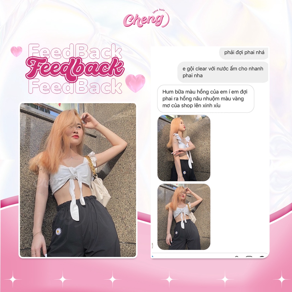 Thuốc Nhuộm Tóc Màu VÀNG MƠ Không Tẩy | Chenglovehair, Chenglovehairs