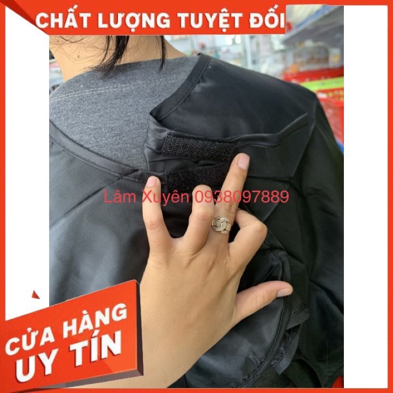 Áo choàng cắt tóc 🔵GIÁ RẺ🔵 vải mềm, thoáng mát, bền bỉ thích hợp cắt tóc, nhuộm tóc và duỗi tóc