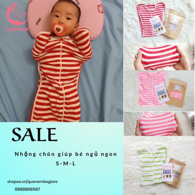 Nhộng Chũn 🎁FREESHIP🎁 Nhộng Noonon Có Khoá Hở Tay Dùng Mùa Hè - Mã NCD03