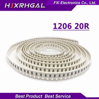Set 100 Chip Điện Trở 1206 Smd 20 Ohm 0.25w 1 / 4w 20r Chuyên Dụng