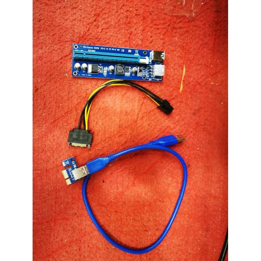 Đầu Nối vga Cho PCIE x1 Sang x16