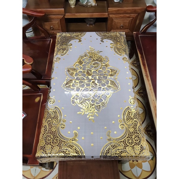 Combo khăn trải bàn 1 khăn 60x120cm + 1 khăn 40x80cm + 1 khăn 30x45cm