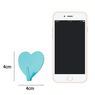 Móc treo đồ dán tường hình trái tim