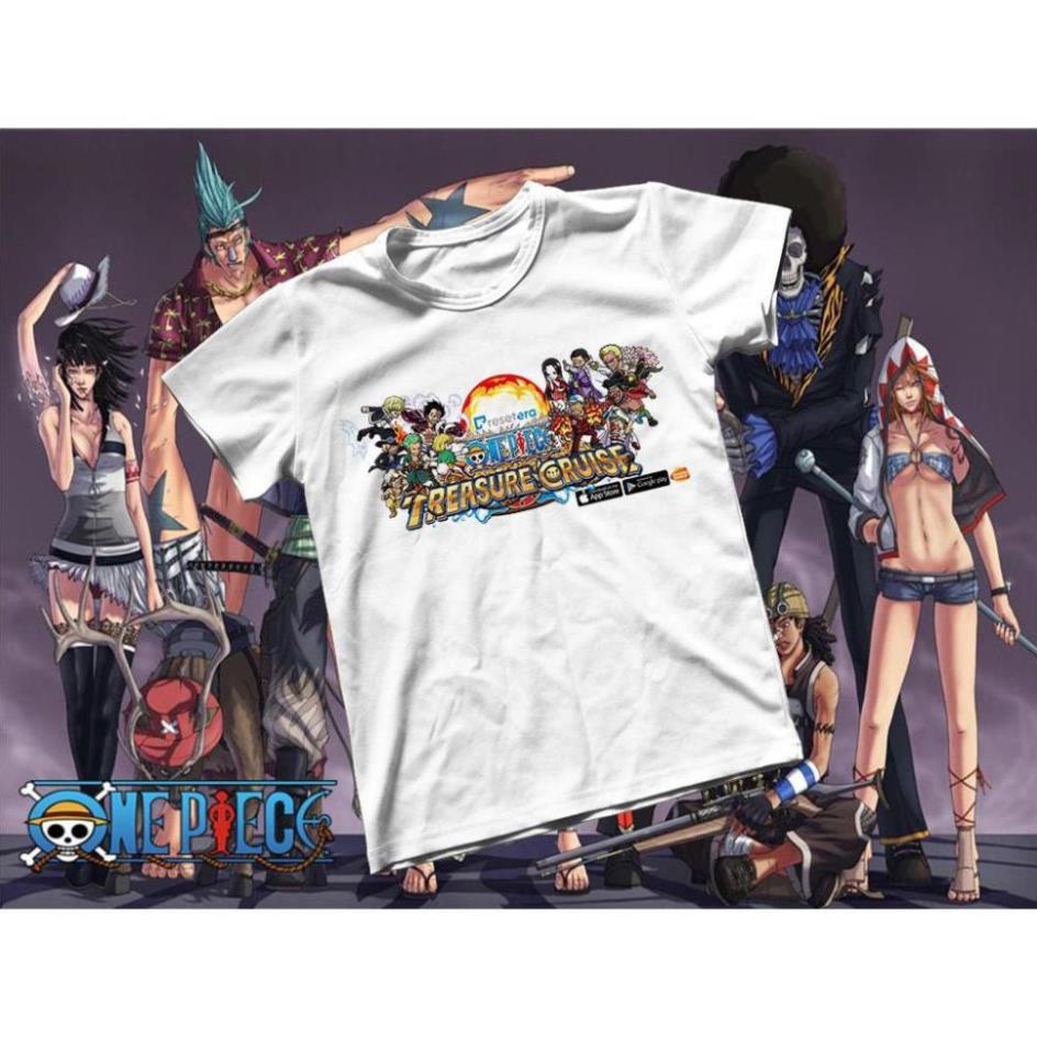 Áo thun Cotton Unisex - Anime - One Piece - Logo one piece Treasure Cruise  / siêu hót