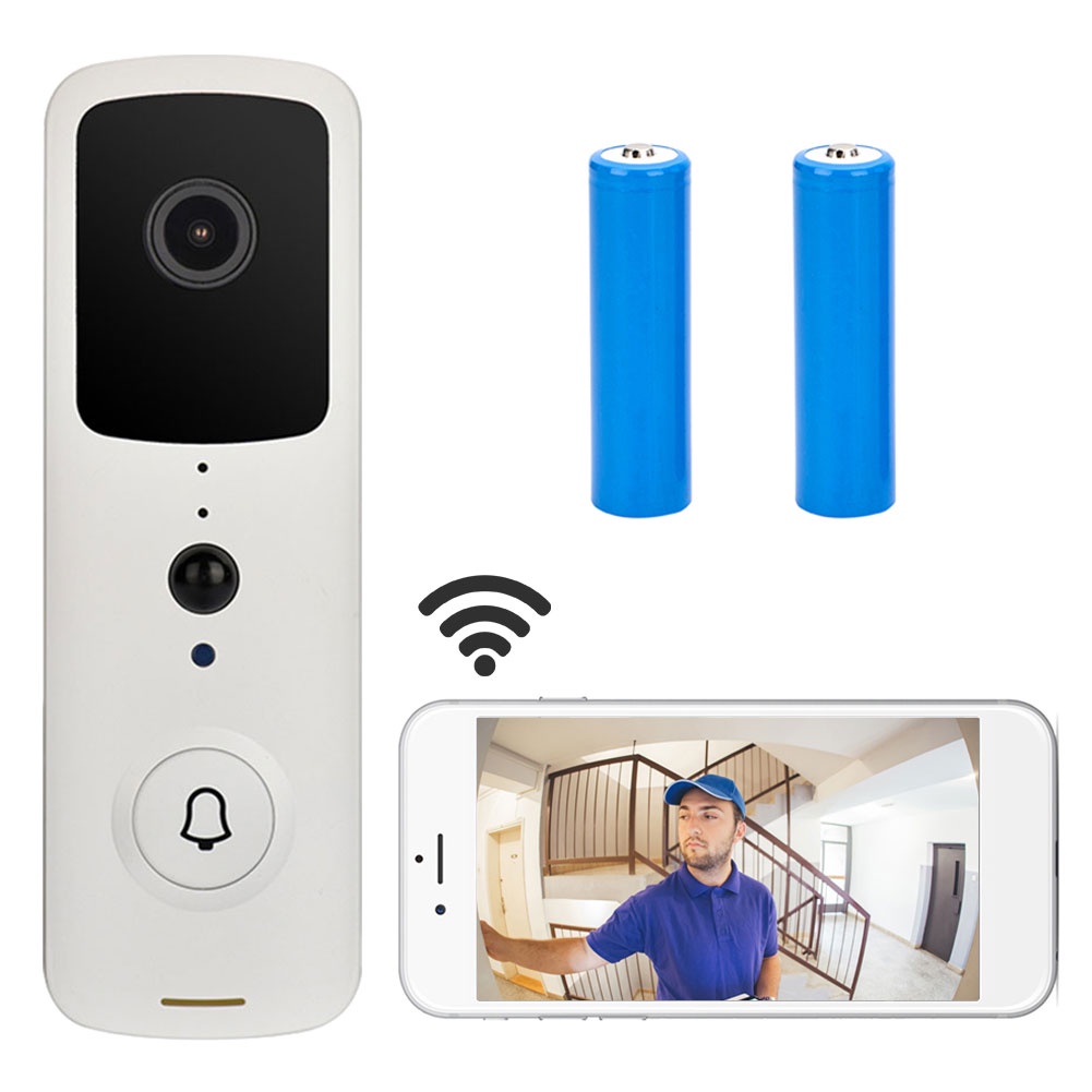 Chuông cửa WIFI thông minh Tuya được kết nối với hệ thống giám sát video Intercom IR Alarm Camera an ninh không dây