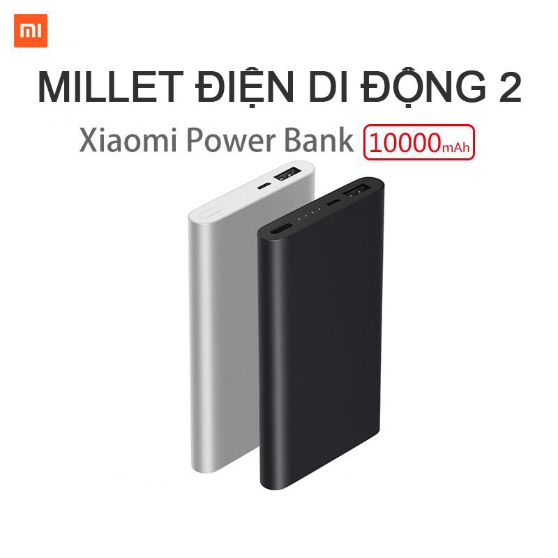 Pin sạc dự phòng XIAOMI 10000mAh Gen 2S - Input 2.0A/Output 2.4A [XMCDB]