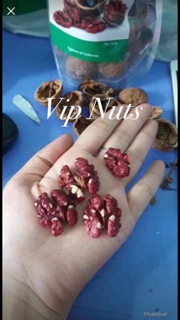 1 Kg quả óc chó đỏ Mỹ date mới nhất ngon xịn