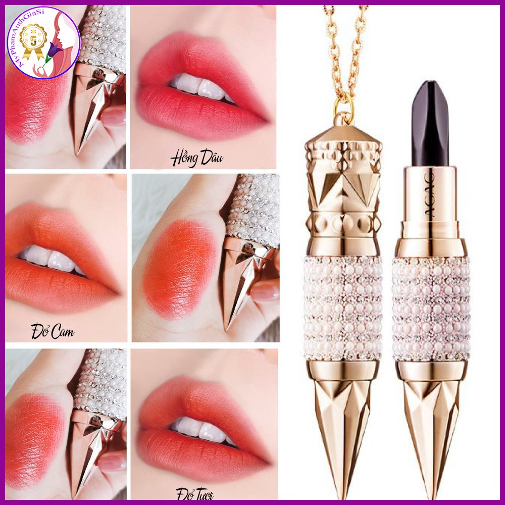 Son lì agag 3 màu cao cấp dưỡng ẩm môi