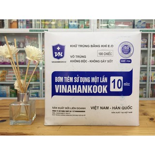 Bơm tiêm 10ml Vinahankook- hộp 100c