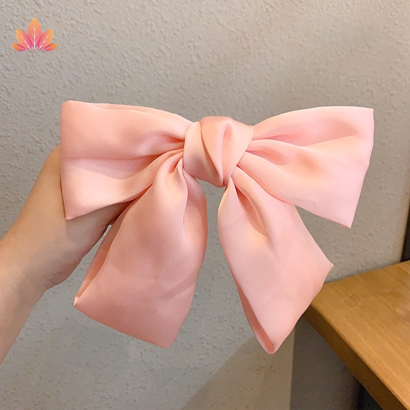 Kẹp tóc nơ lớn nhiều màu sắc cho nữ JP5