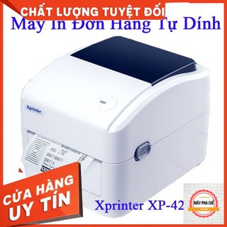 Máy in đơn hàng sàn TMĐT, in mã vạch 3 hàng, giấy dán tự dính Xprinter 420B