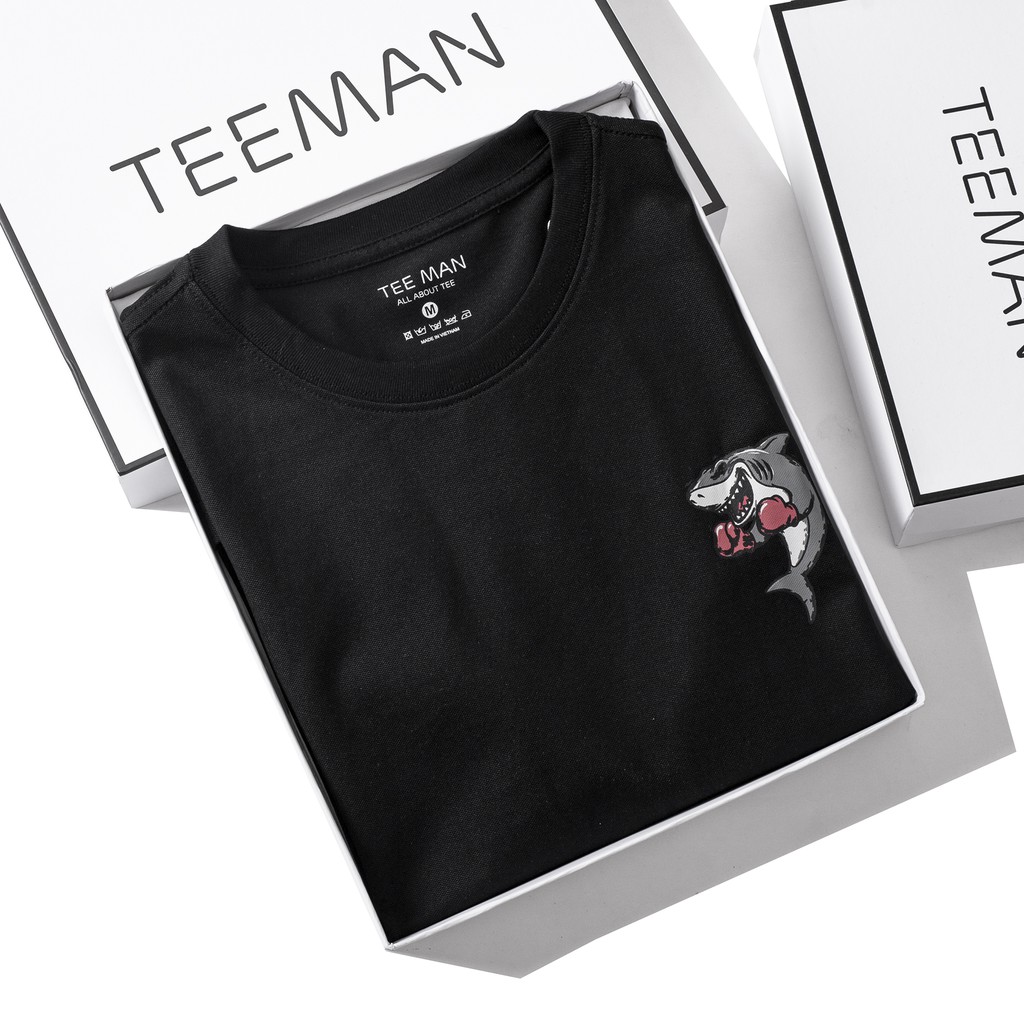 [Mã SKAMA07 giảm 8% TỐI ĐA 50K đơn250K] Áo thun nam cổ tròn Sharky trẻ trung, năng động - TEEMAN | BigBuy360 - bigbuy360.vn