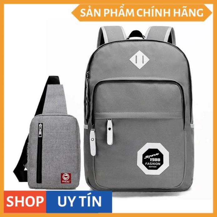 Combo Ba lô Du Lịch Thời Trang HARAS HR133 Và túi messeger Thời Trang HARAS