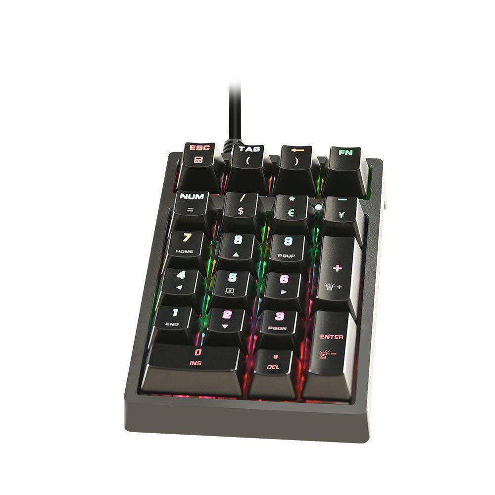 May Show numeric keypad laptop backlight k21 numpad
