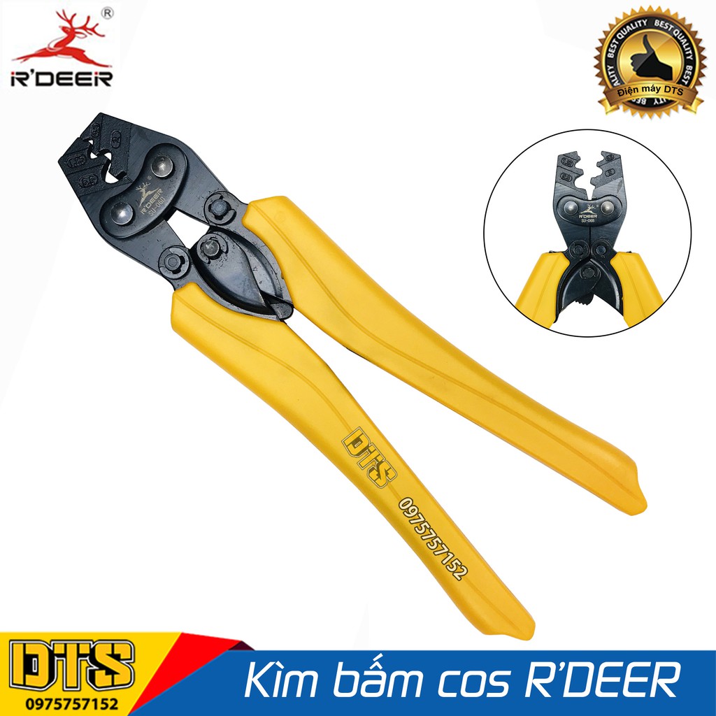 Kìm bấm cos 6L 0.5 -&gt; 5.5mm2 R'DEER SU-6B (Kềm bấm cốt 6L)