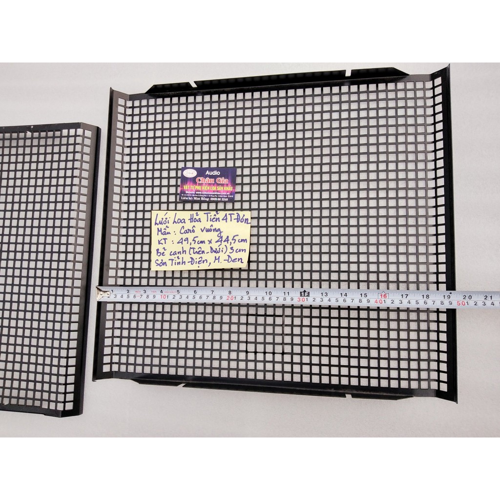 Lưới loa 4 tấc đơn 2 tấm Audio Châu Gia