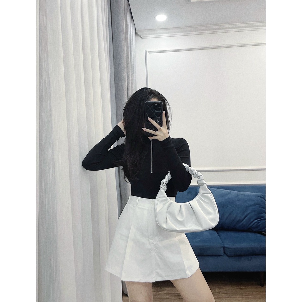 Quần Giả Váy Nữ Lưng Thun Chất Vải KaKi Có Lót Quần Bên Trong | BigBuy360 - bigbuy360.vn