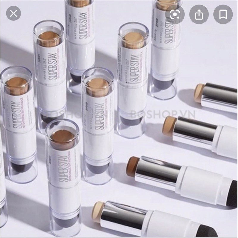 Kem Nền Dạng Thỏi 2 Đầu Maybelline Super Stay - Màu 110 [Hình cuối shop tự chụp]