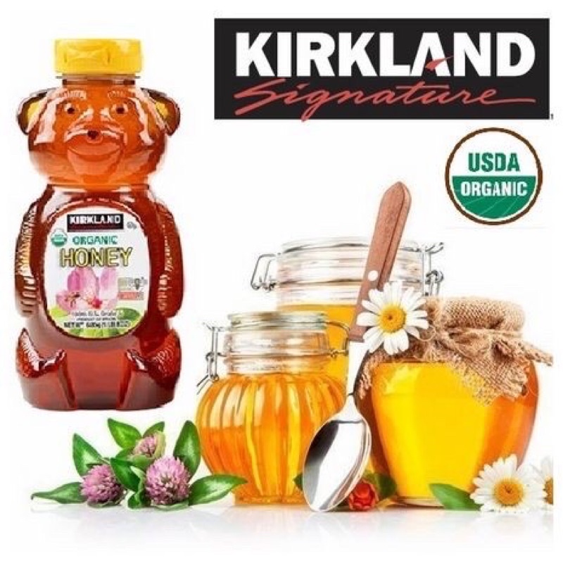 Mật ong gấu Kirkland Raw Honey 680g [Mỹ]