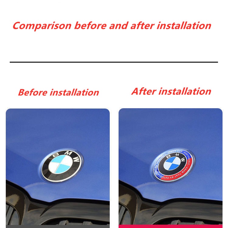 Logo Xe Hơi BMW Kỷ Niệm 50th/5 series/3 series/6 series/GT/X5/X3/X1/M5/M3 Chất Lượng Cao