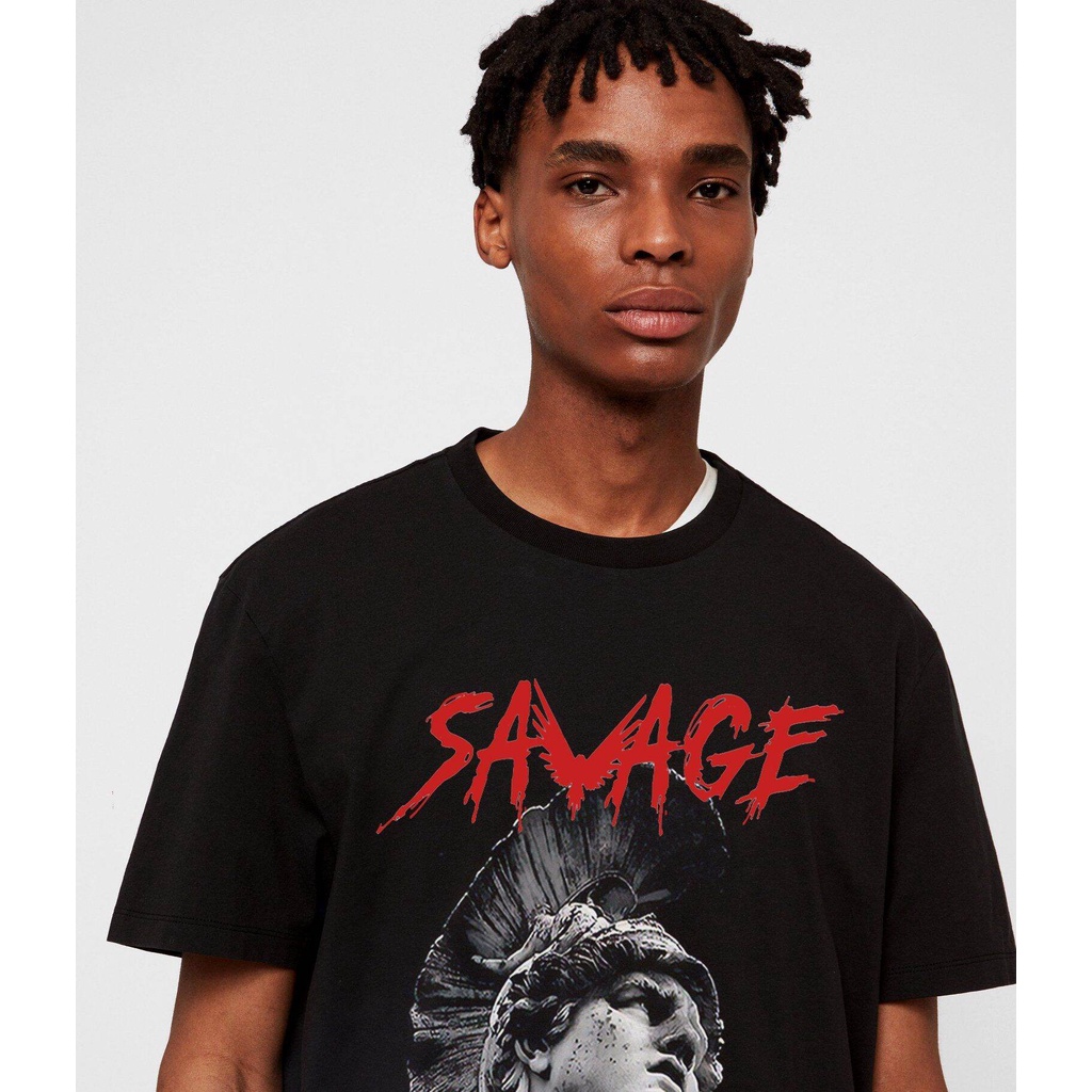 [FREESHIP ĐƠN TỪ 50K] Áo Thun Nam Nữ Savage Streetwear Áo Phông Nam Form Rộng Basic Cotton Oversize