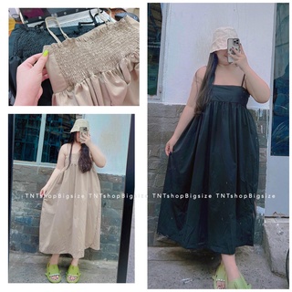 ĐẦM MAXI DÀI PHIÊN BẢN HÀN QUỐC TRENDY [ TNT SHOP BIGSIZE 60KG - 90KG ]