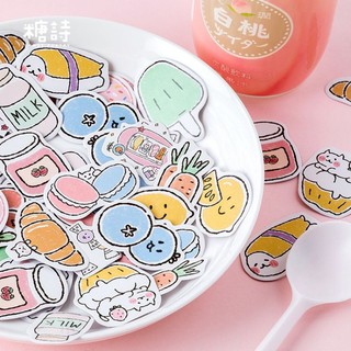 Set 45 sticker đồ ăn