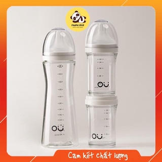 Bình sữa cho trẻ sơ sinh ou:wish 140/260ml nội địa hàn- tặng kèm nắp trữ