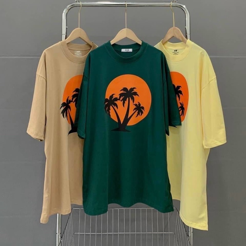 ÁO THUN TAY LỠ COTTON MOON FORM UNISEX NAM NỮ (kèm ảnh thật)