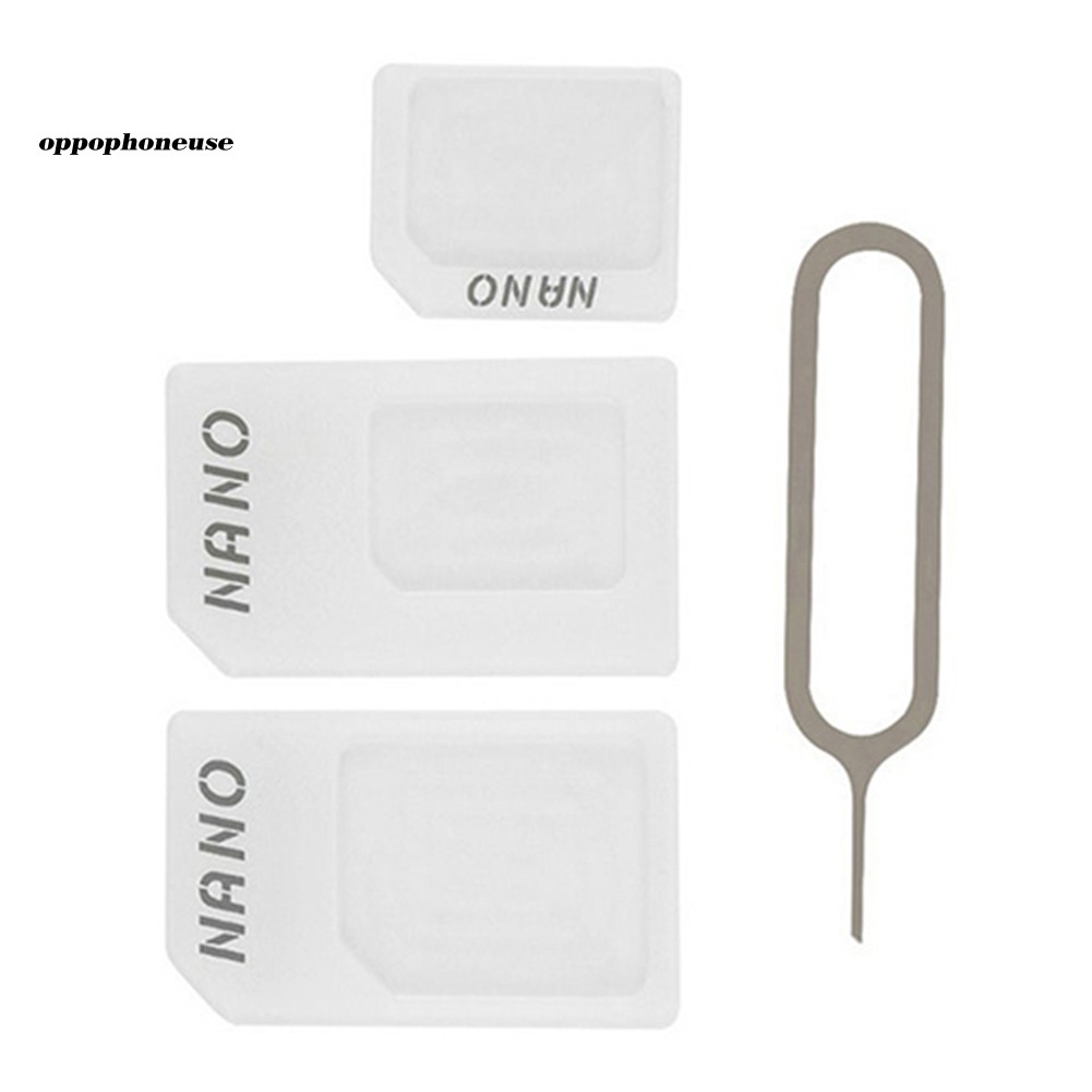 Thiết Bị Chuyển Đổi Sim Nano 3 Trong 1 Từ Sim Sang Micro Sim Tiêu Chuẩn