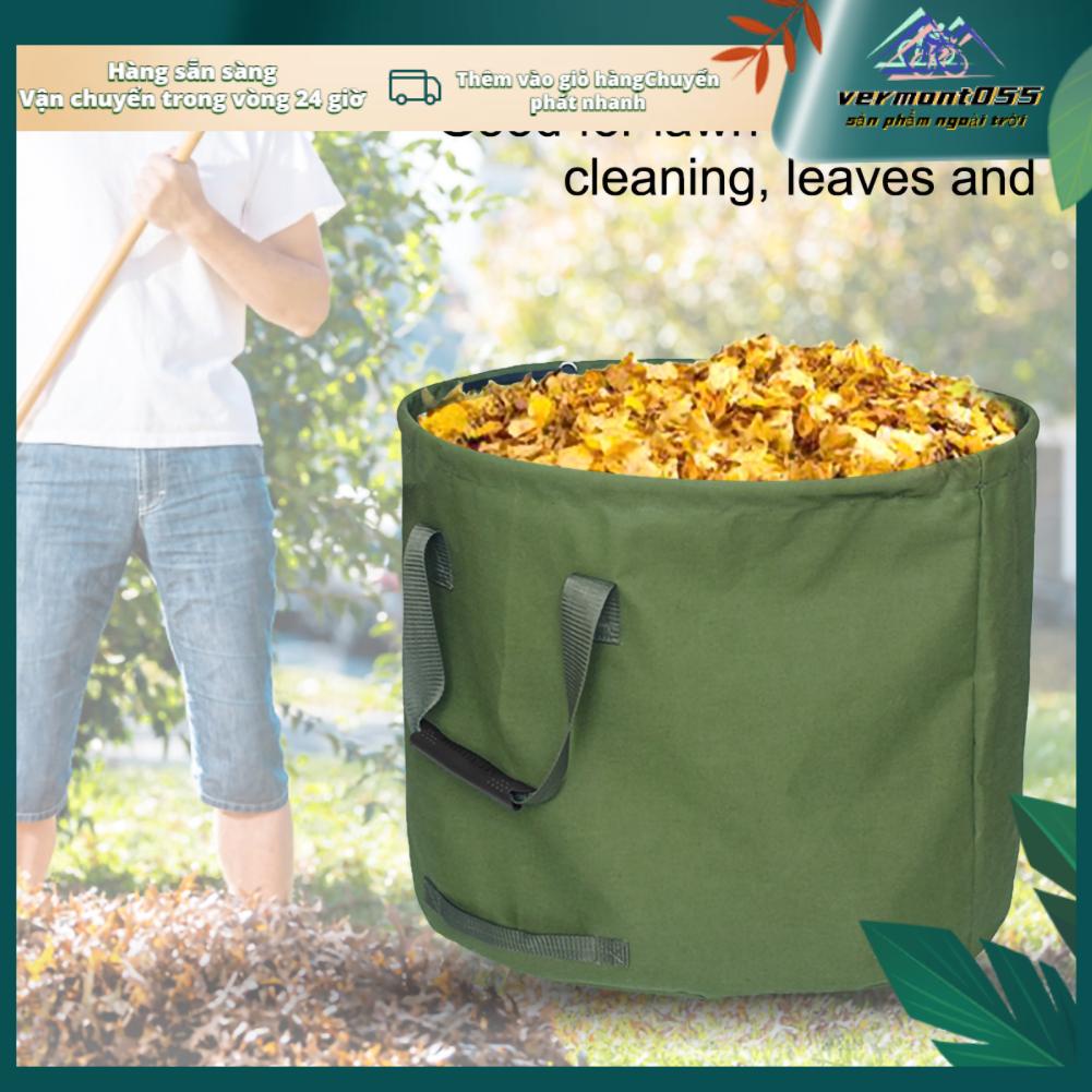 Vermont055 Ngoài trời Vải không thấm nước Lá Cây Túi đựng rác gọn gàng cho Bãi cỏ Sân vườn