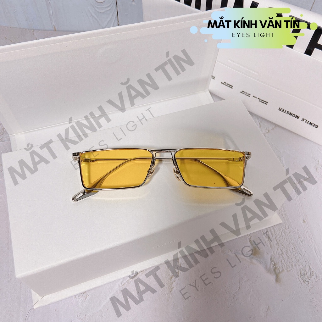 Kính mát thời trang Eyes Light T583 nữ mắt kính vuông gọng kim loại cao cấp không gỉ | BigBuy360 - bigbuy360.vn