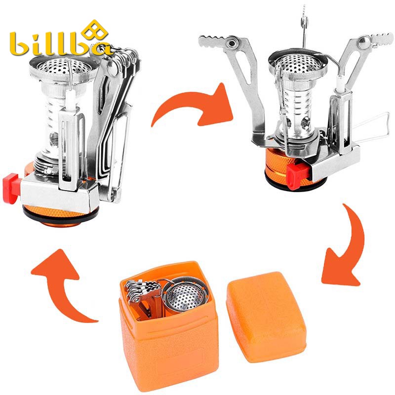 Bếp gas Nano xếp gọn đi leo núi trekking hoặc dùng cho đi phượt 	BB4413 - Billba Camping