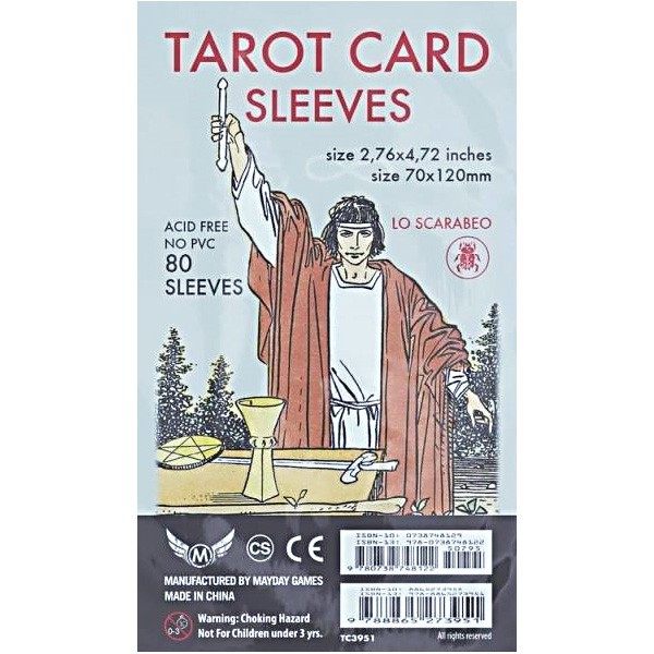 [Mã LIFE0503TOYS1 giảm 10% đơn 150k] Plastic Bọc Lá Bài Tarot - Tarot Card Sleeves (80-100 tấm size 7x12 cm)