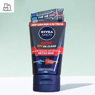 Sữa rửa mặt giảm mụn và hư tổn Nivea Men 100g