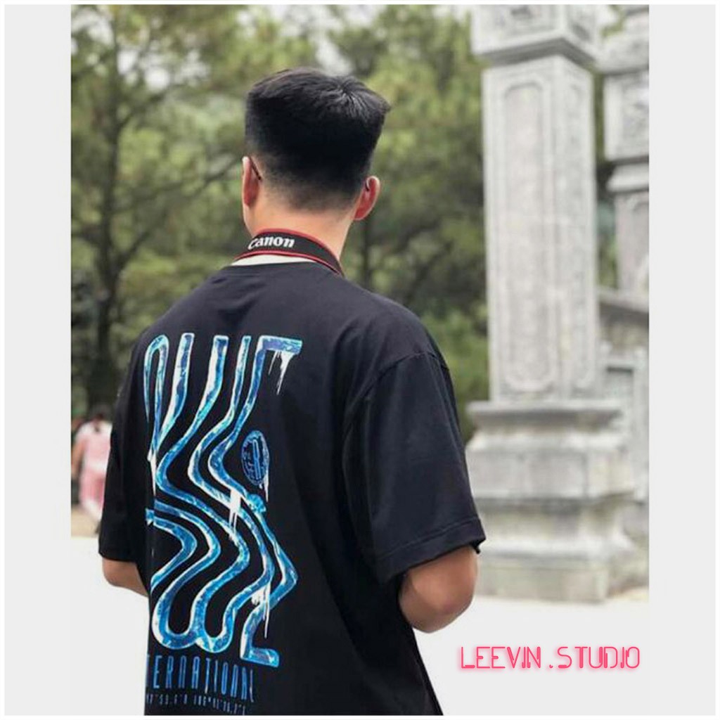 Áo Thun SWE International Làn Sóng form rộng Unisex Outfits [TE-SW01] LEEVIN