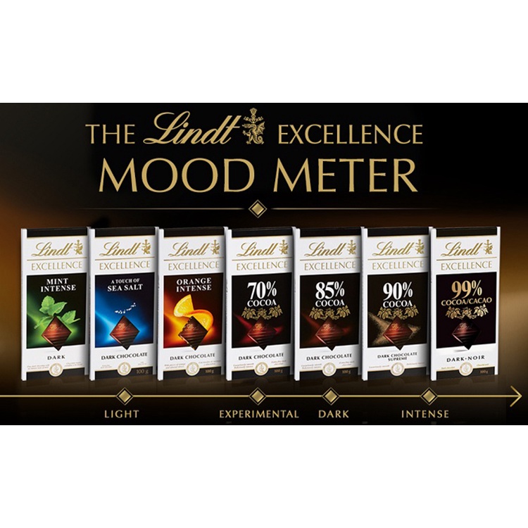 Socola Lindt Excellence Thanh 100g