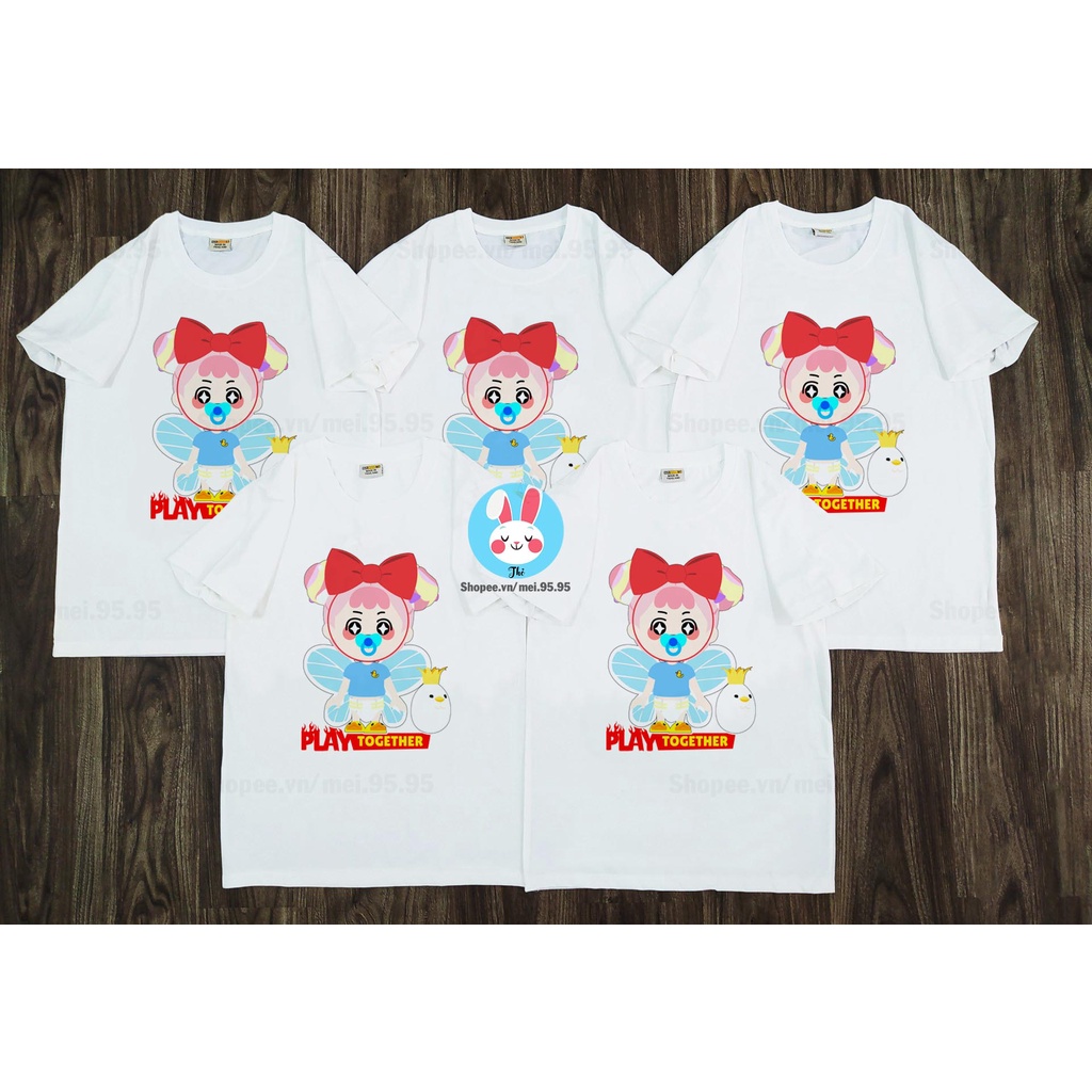 Áo thun Play Together giá rẻ - Cute Baby - Hình in cực nét dễ thương